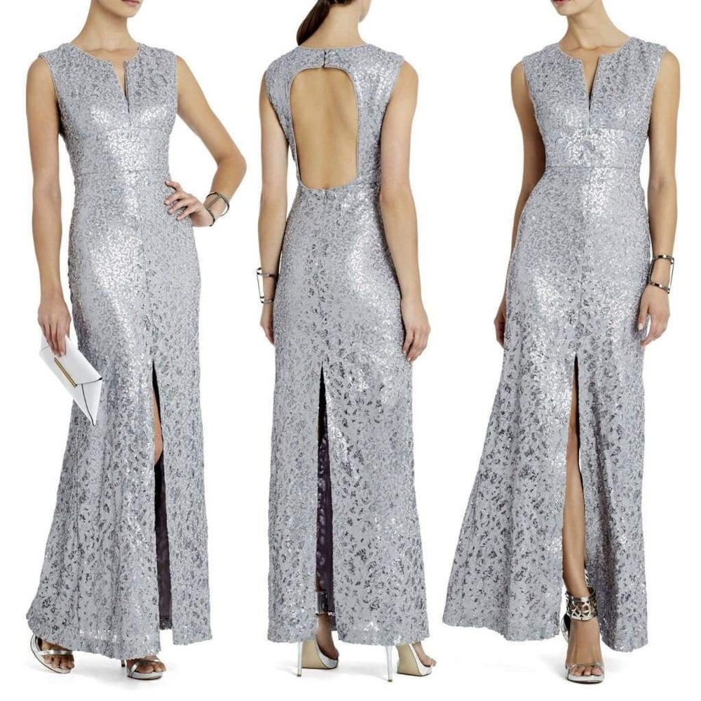 BCBGMAXAZRIA Cain Sequin Appliqué Dress ✨ - Picture 2 of 11